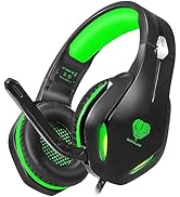 Headsets for Xbox One, PS4, PC, Nintendo Switch, Mac, Gaming Headset with Stereo Surround Sound, ...