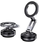 ZCCHESONG Suction Cup Phone Mount,Electric Vacuum Magnetic Phone Holder,360° Adjustable Phone Hol...