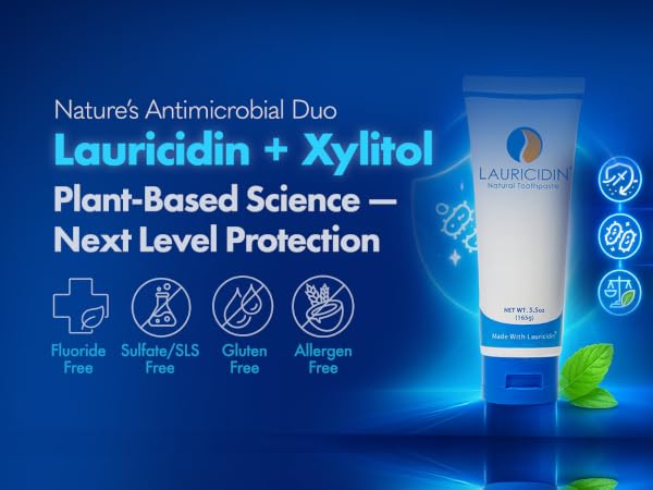 Plant-Based Toothpaste, SLS-Free Toothpaste, Gluten Free Oral Care