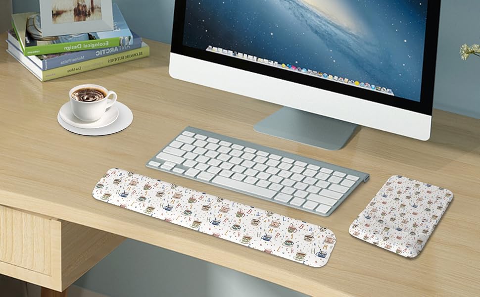 Keyboard Wrist Rest and Mouse Pad with Wrist Support
