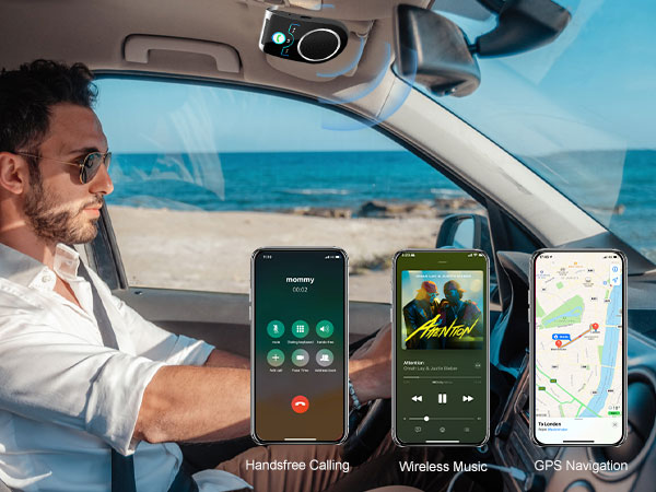 Handsfree cell phone car kit