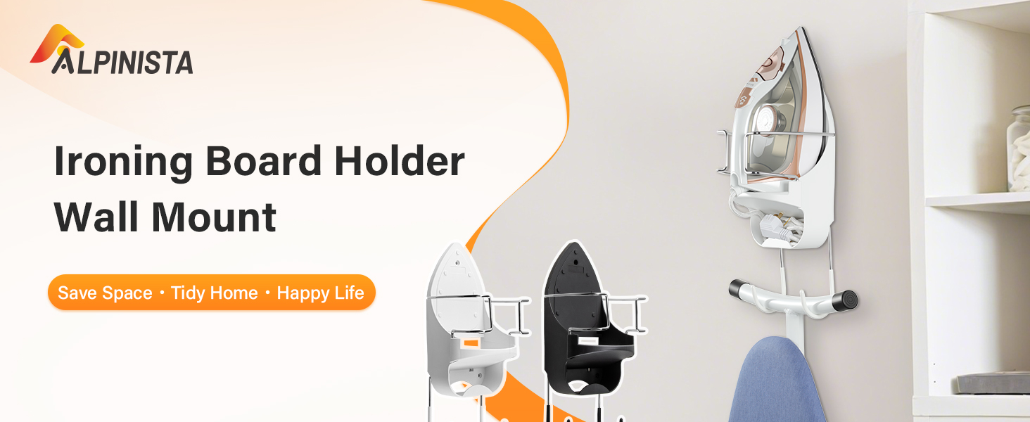 ironing board holder hanger iron Ironing Board Holder Wall Mount Hanger wall mount and