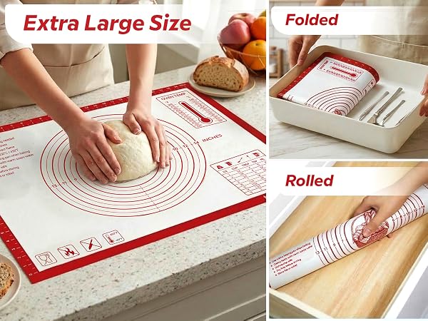 Silicone Pastry Mat Non Stick Extra Large