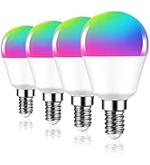 E12 Smart Light Bulbs, DOGAIN A15 Small Smart Bulb 6W=40W Compatible with Alexa, Google Home WiFi...