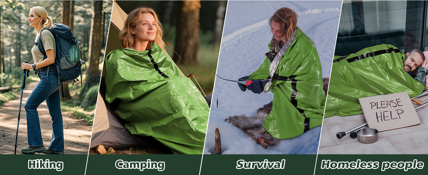 Emergency Sleeping Bag 2 Pack