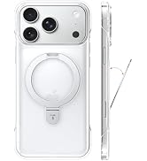 TORRAS Ostand Ultra Slim for iPhone 17 Pro Case Clear 6.3'', [Non Yellowing] Magnetic Stand [Fit ...