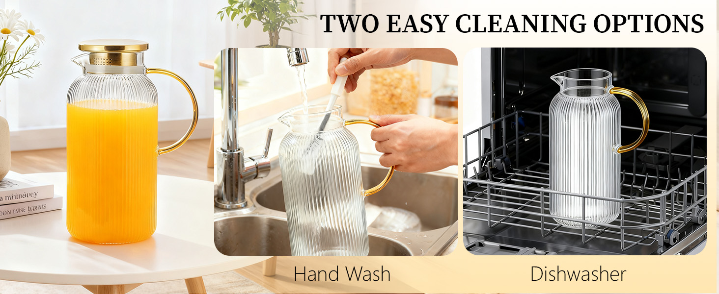 TWO EASY CLEANING OPTIONS