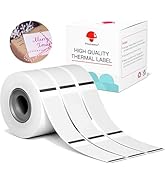 Phomemo D30 Labels-Transparent Labels, 3 Pack 0.55" x 1.18" (14x30mm) Thermal Self-Adhesive Label...
