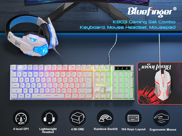 keyboard and moue headset gaming keyboard and mouse headset