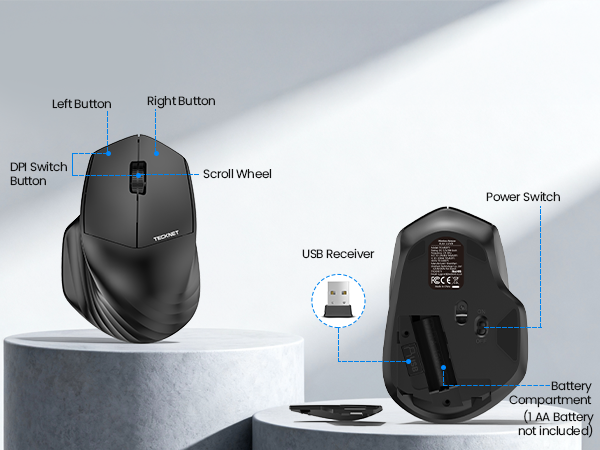 Portable Travel Wireless Mouse