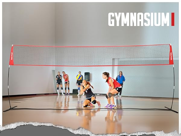 gymnasium volleyball net