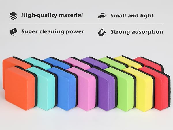 Magnetic Whiteboard Dry Erase Erasers