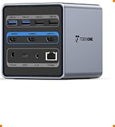 TobenONE 16-in-1 Laptop Docking Station Triple 4K Monitor with 150W Power Supply