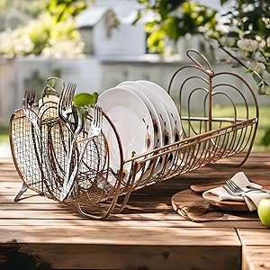 metal dish holder