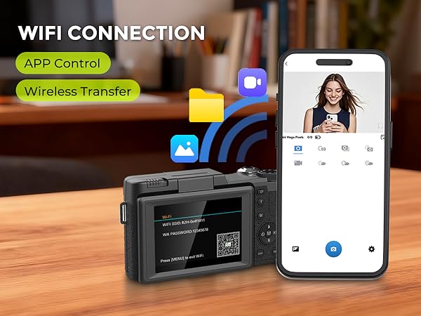 digital camera with wifi and bluetooth mini digital camera