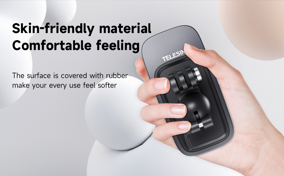 TELESIN Magnetic Mount Backpack Clip with Phone Holder