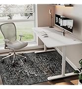 Chair Mat for Hard Floors, QQpony 55"x36" Office Chair Mat for Hard Surface, Area Rug for Living ...