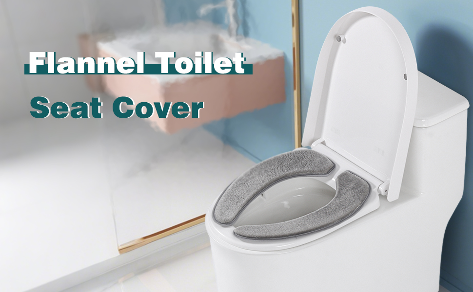 Flannel Toilet Seat Cover