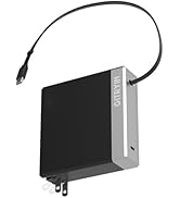 Gitryin 140W Retractable Laptop Charger Block for MacBook Multiple Devices, 2-Port Compact USB C ...