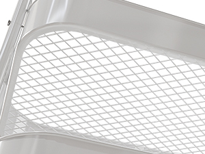 4-Tier Metal Rolling Cart