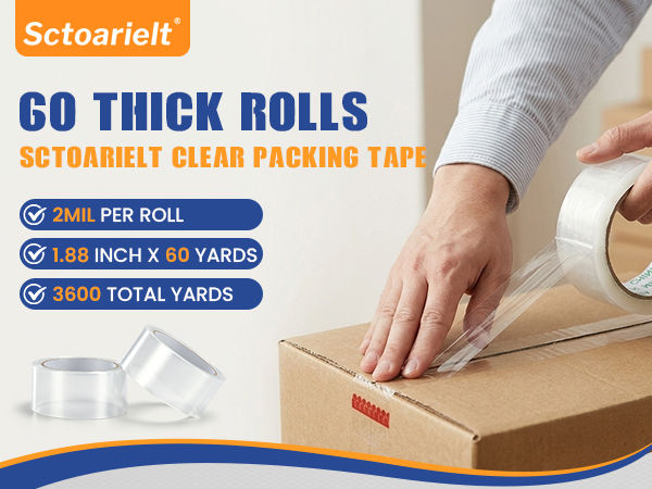 Clear Duty Packing Tape