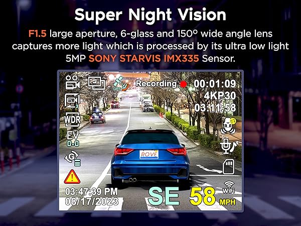dash cam, dash camera for cars, night vision dashcam