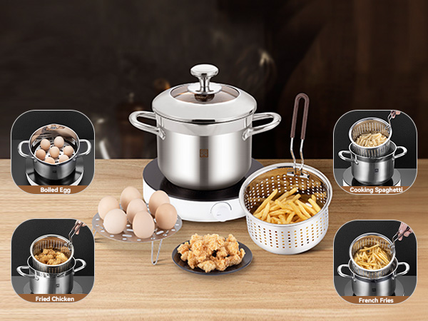 deep fryer with basket