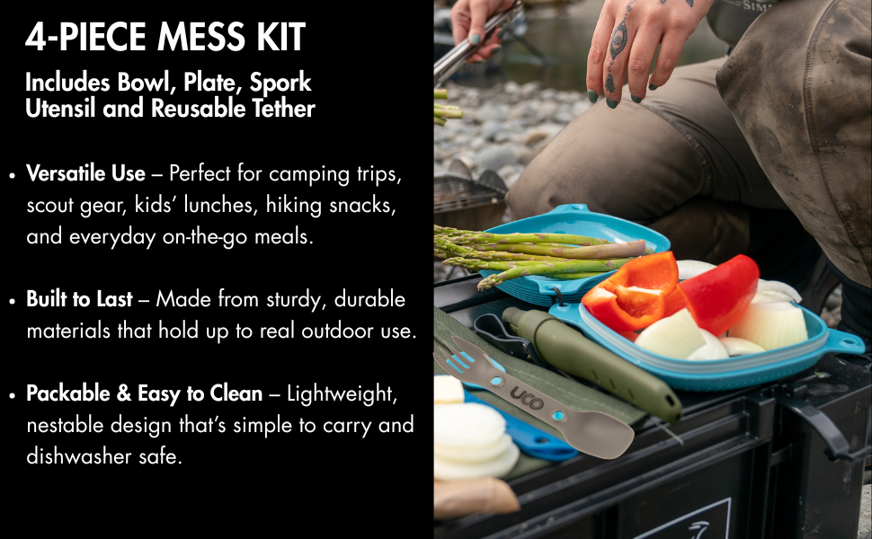 Camping Mess kit for 1 person by UCO Gear