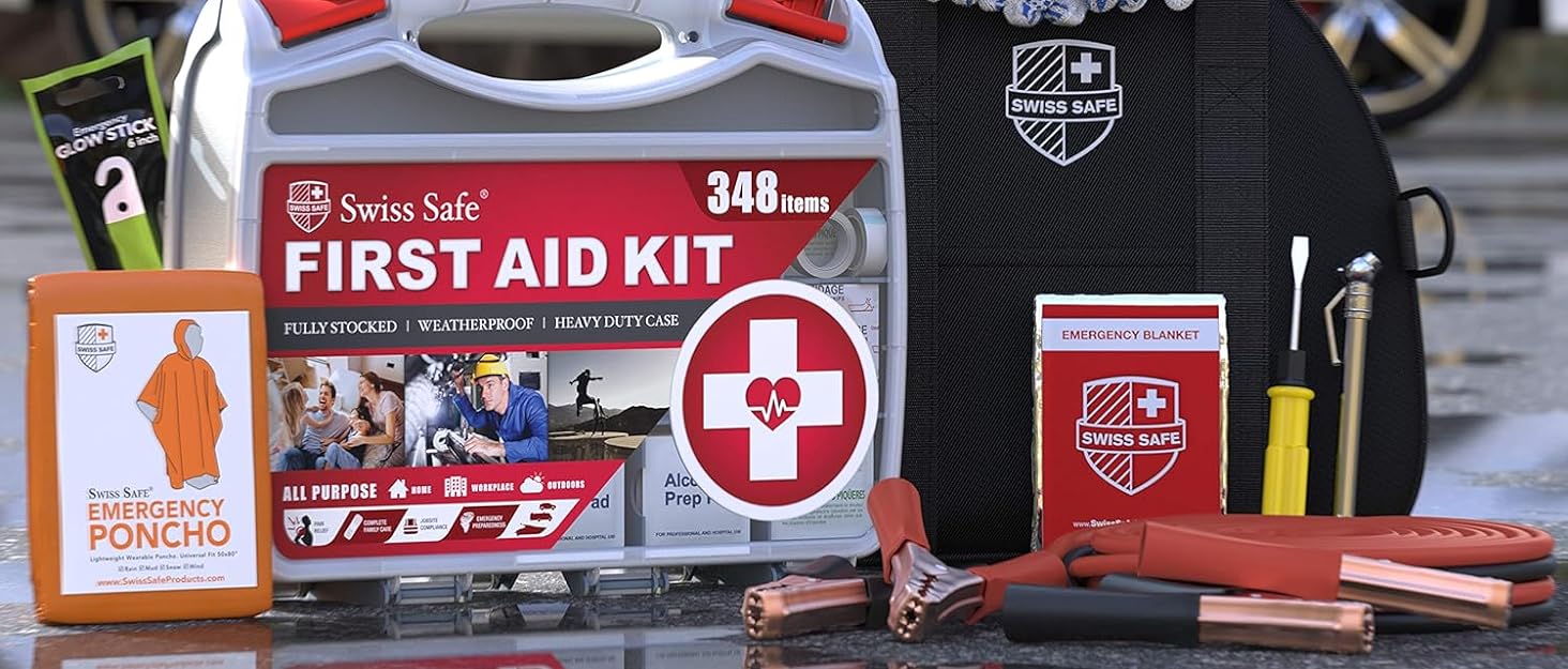 Swiss Safe Emergency Gear Collection - FIrst Aid Kits