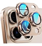 YWXTW for iPhone 16 Pro/iPhone 16 Pro Max Camera Lens Protector, [1:1 Perfect Fit] Matte Metal An...