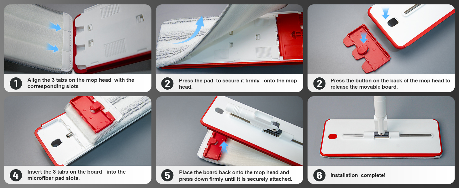 flat mop and bucket system