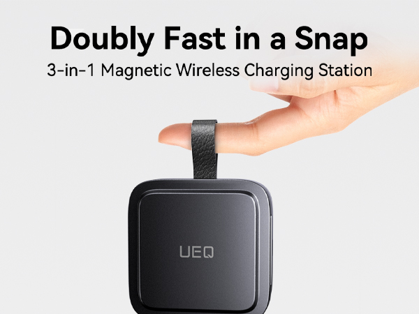 foldable 3 in 1 wireless charging station