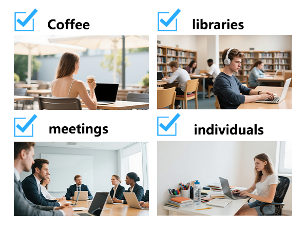 Perfect for Travel and Open Workspaces