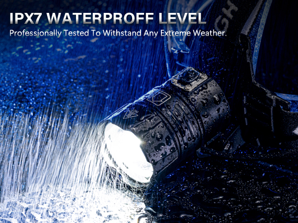 waterproof headlamp
