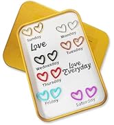 7 Pairs Multicolor Stainless Steel Love Studs for Women Tiny Heart Jewelry Minimalist Earring Col...