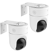UYODM 2Pack Adhesive Metal Wall Mount Compatible with Eufy Security Solo IndoorCam P24 and S220,B...