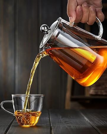 Mini Size Glass Teapot Tea Kettle