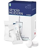Simple Modern Cleaning Tablets for Water Bottles, Tumblers, Coffee Mugs, Stainless Steel Drinkwar...
