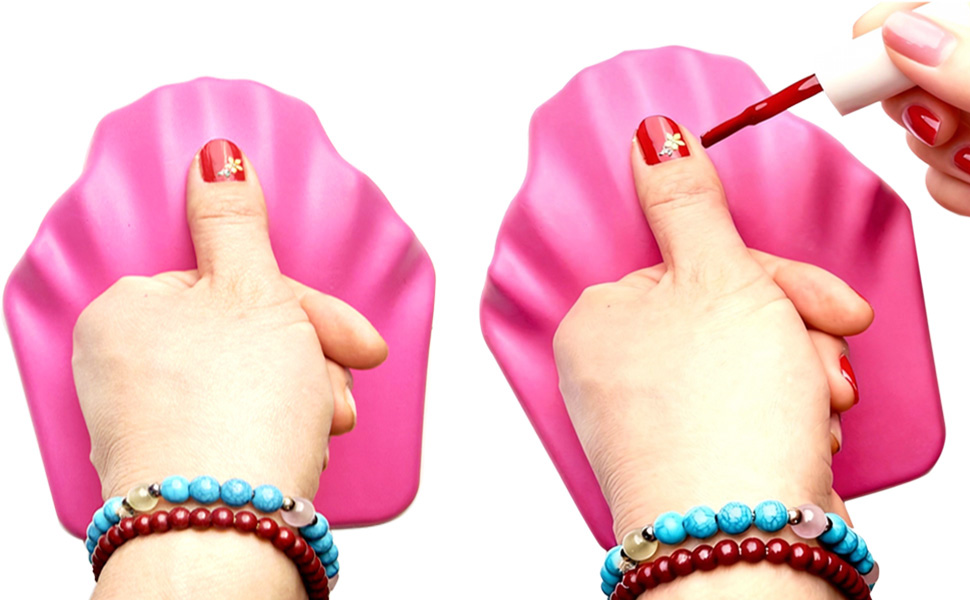 hand rest for nail polish 4pcs Silicone nail accessories,nail cushion hand rest Manicure Hand Rest