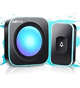 Wireless Doorbell JSIEEM 1200 feet Waterproof Door Bell with 36 Melodies 4 Volume levels 7 colour...