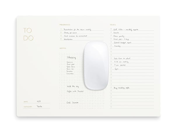 To Do Pad Mouse Pad Notepad