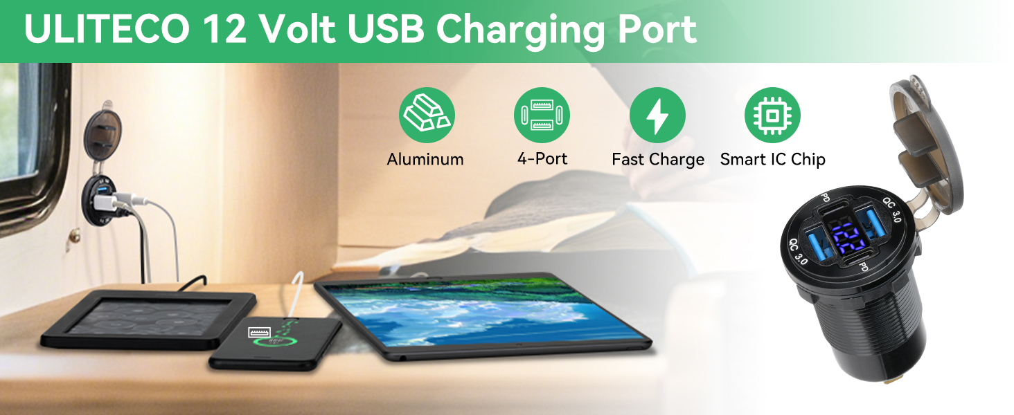 12V USB Outlet
