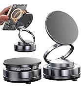360° Adjustable Vacuum Magnetic Phone Holder for Your Car,Portable N52 Strong Suction Cup Phone M...