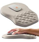 Armanza Ergonomic Slope Mouse Pad Wrist Support, Wrist Rest Mousepad for Carpal Tunnel Pain Relie...