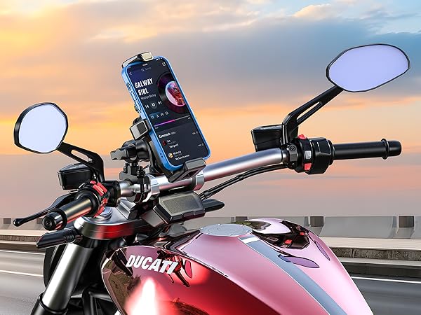 phone mount for motorcycle