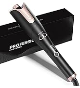 Automatic Curling Iron, LESCOLTON Rotating Curling Iron with 1" Curling Iron Large Barrel Curls, ...