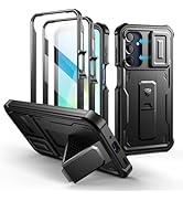 Dexnor for Samsung Galaxy A16-5G Phone Case, [2 Front Frame] [Built-in Magnetic Slide Camera Cove...