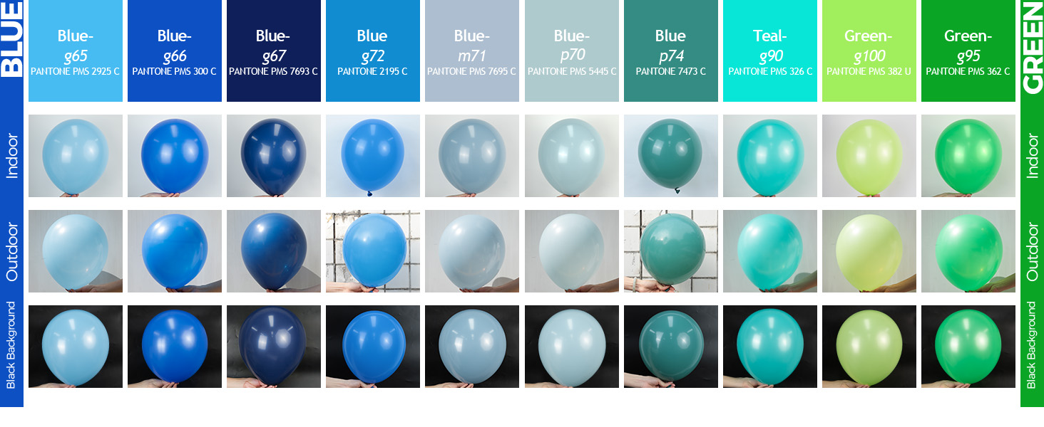 royal blue balloons