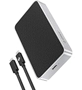 ORICO 80Gbps M.2 NVMe SSD Enclosure Silent Fanless Compatible with Thunderbolt 5/4/3/USB4 M-Key/(...