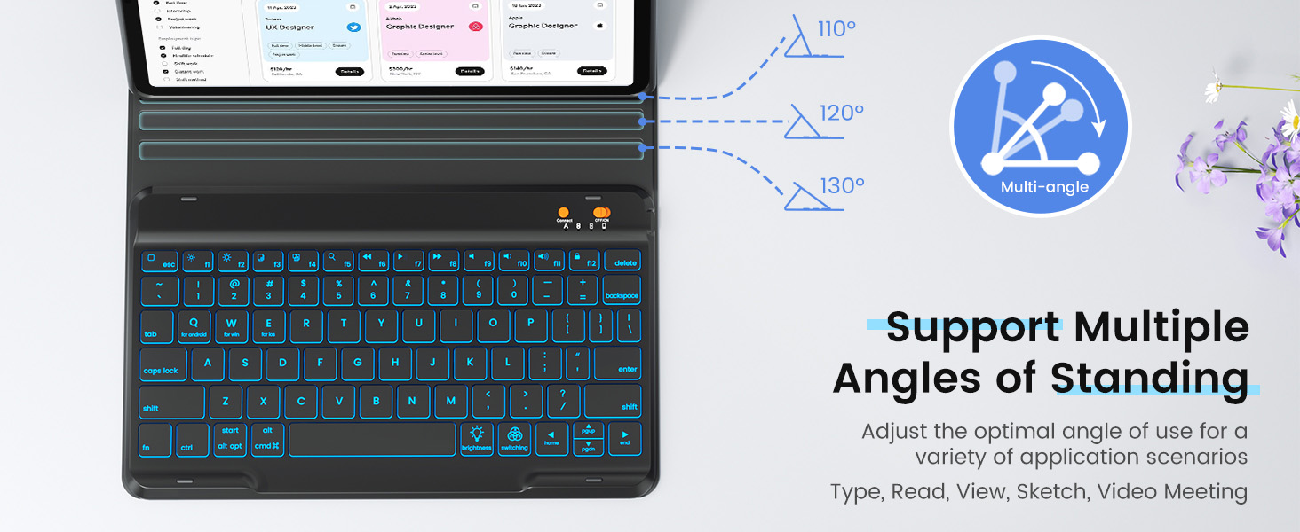 keyboard case for iPad 10th 11th